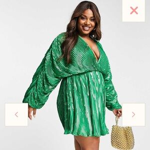 ASOS Green Mini Dress